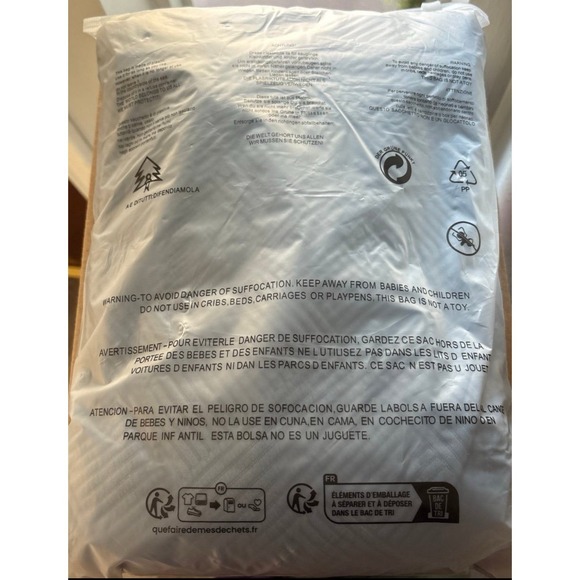 Women's Textured Lounge Set | Two-Piece | Size L | Blue | New - Picture 6 of 6